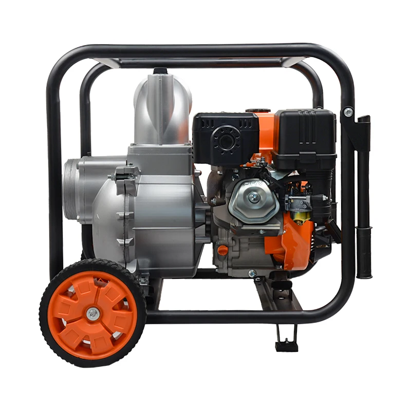 Hwasdan Good quality 4 stroke gasoline engine 4 inch 9hp clean water pump for Agricultural Irrigation