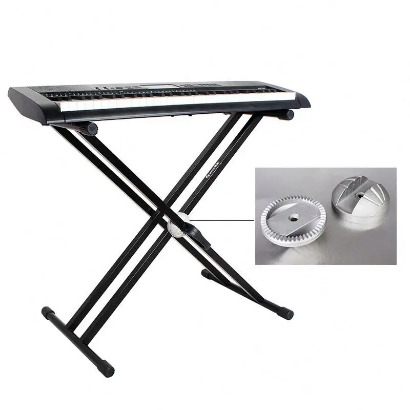 Keyboard stand adjustable width and height, quick release mechanism, support 66/76/88 electric piano electronic organ