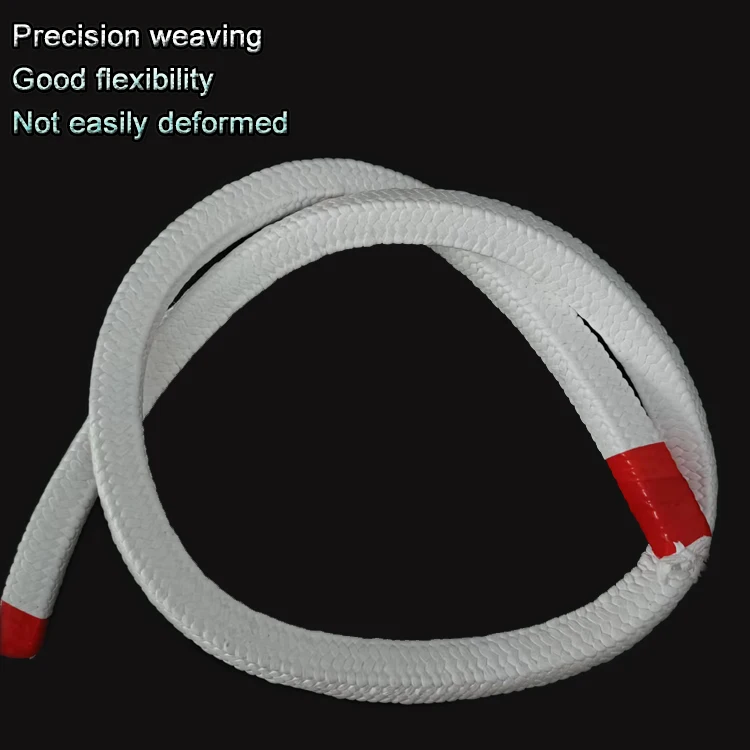Customized High Temperature and High Pressure Braided Dry Gland Packing Seal Pure PTFE Packing