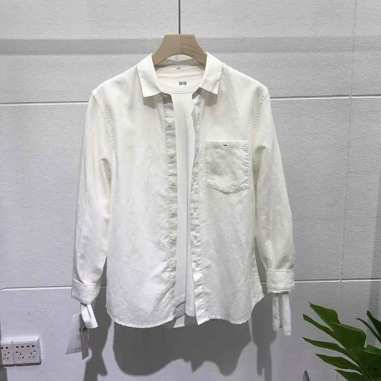 High Quality 100 Cotton Plain Uniform White Shirt