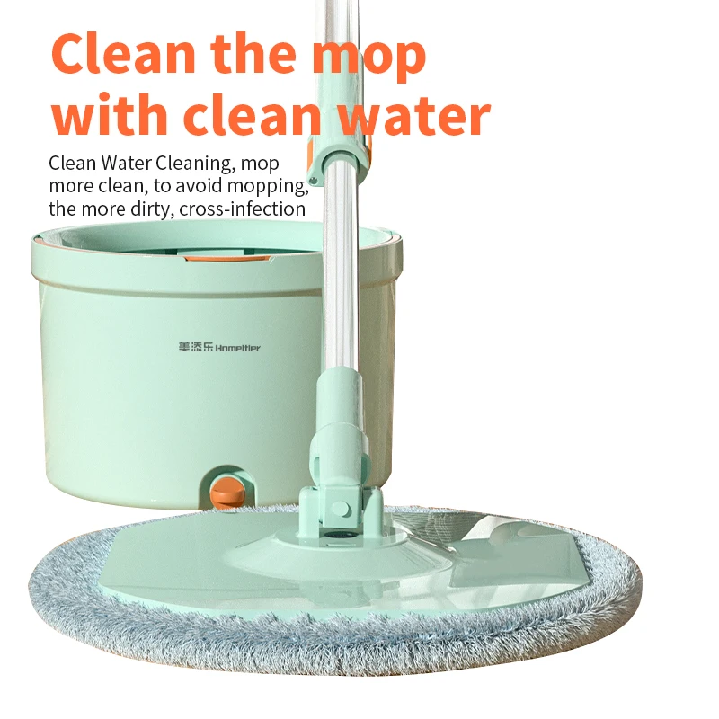 Livinghue intelligent 360 magic easy spin of cleaning with scraping teeth mop bucket