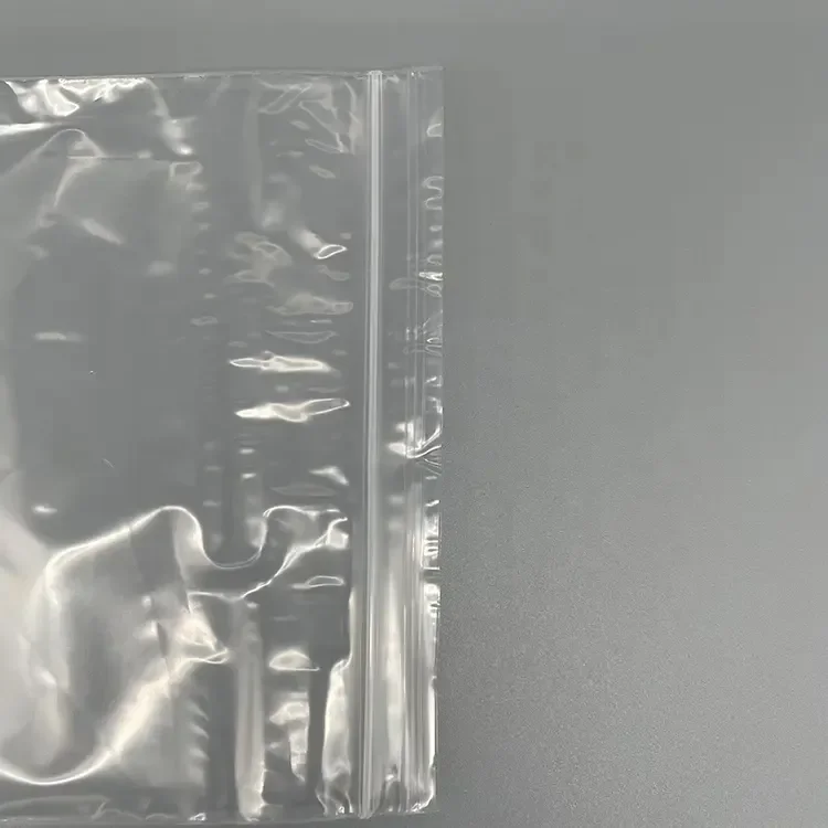 Eco Friendly  Custom Design Non Woven Bags Clear Plastic Carrier Bags Resealable Packing Plastic Flat Bags