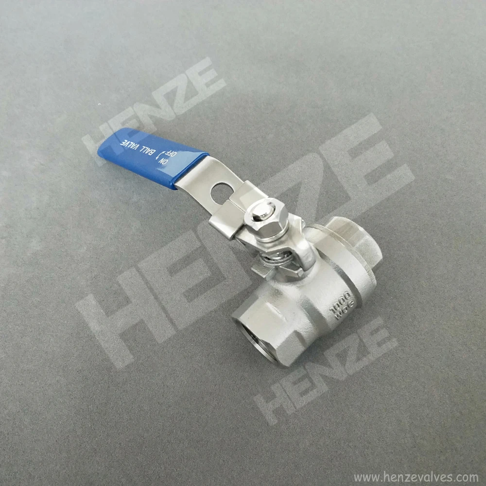 
SS304 SS316 Ball Valve Threaded Ends BSP NPT 