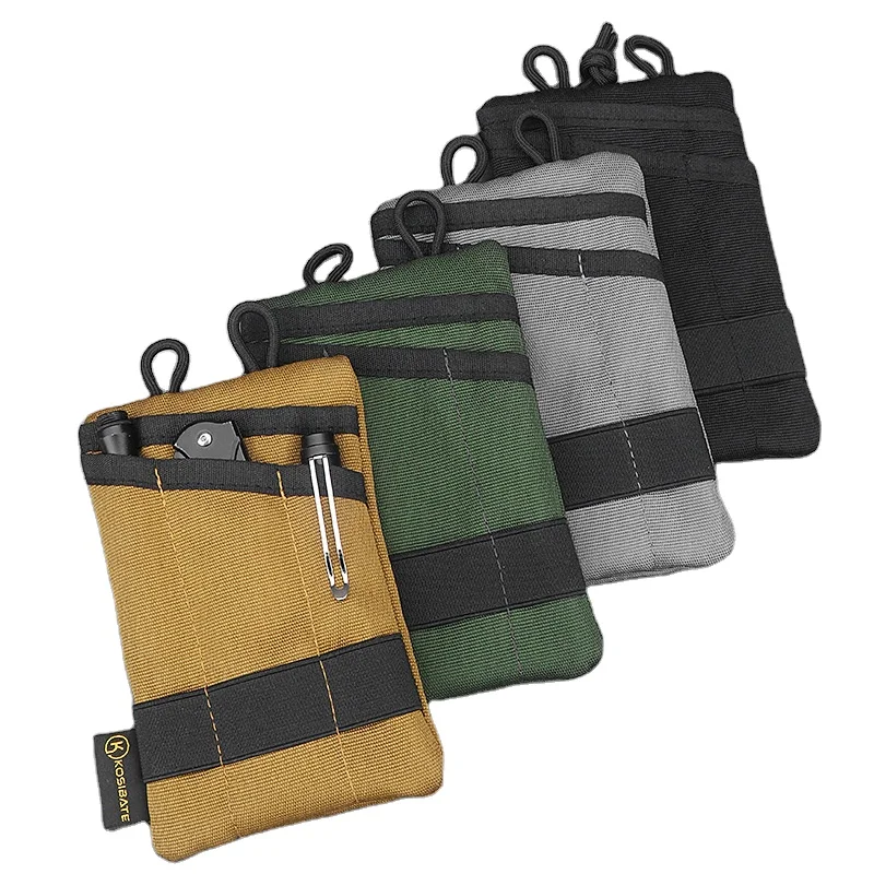 EDC Pouch Wallet Card Holder Tactical Sotrage Pocket Organizer For Knife Pen Flashlight Coin Pouch when Outdoor Camping Hiking