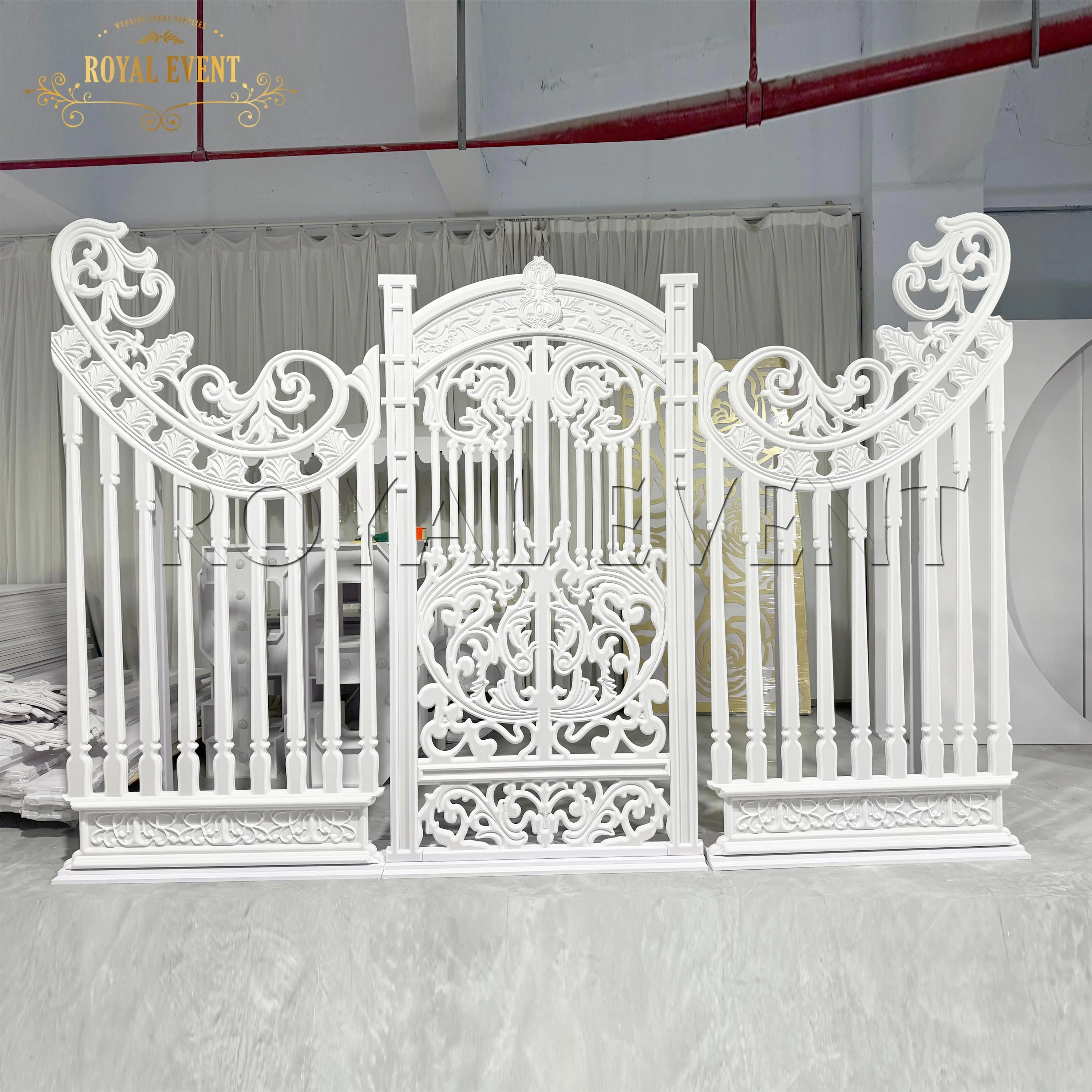 New Arrival PVC Acrylic Wedding Stage Decoration Backdrop Design Event Party Flower Backdrop For Wedding