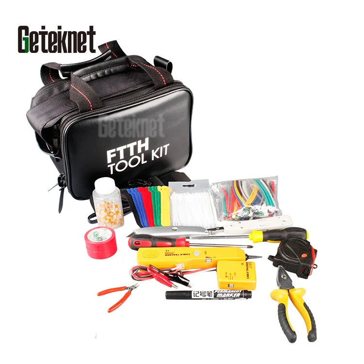 Customized 14 pcs professional hand communication lan optical hand tool set