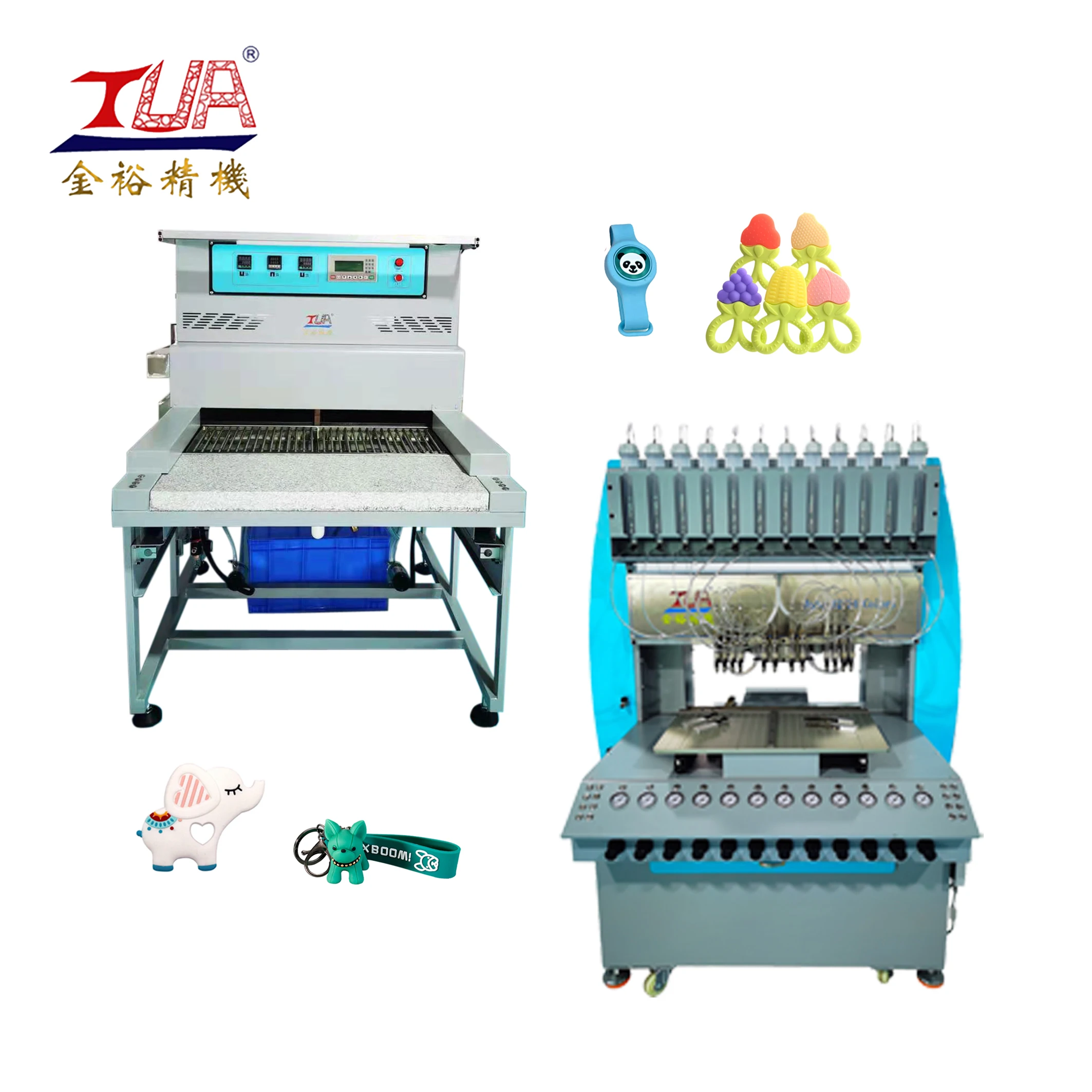 Rubber product making machinery PVC patch silicone label producer pvc line for production