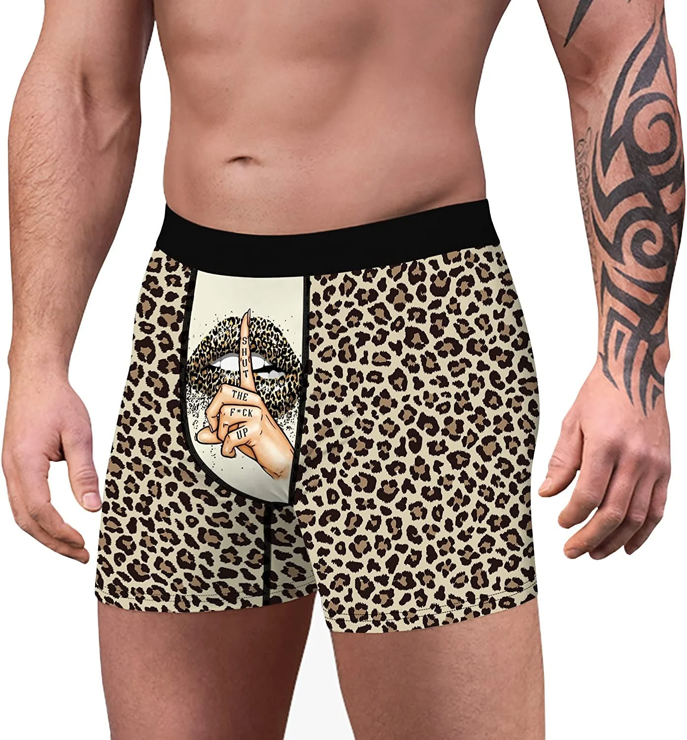 OEM ODM Custom Print Mens Underwear with logo Custom Men Underwear Boxer Dropshipping Funky Print Boxers for Man