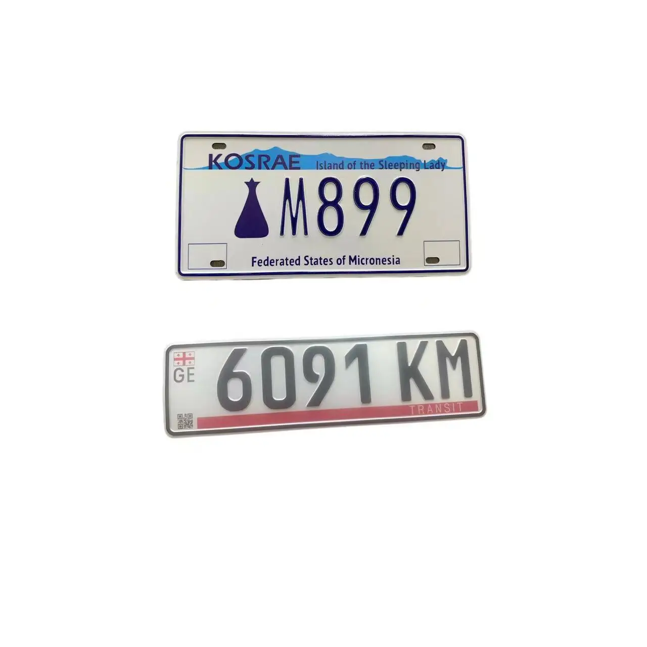 Popular Design Custom License Plate Embossed Aluminum American Car Number Plates For Souvenir