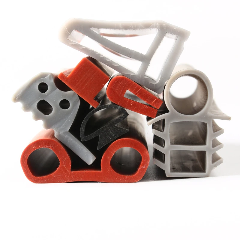 custom high temperture D shape silicone rubber gasket oven door  seals strip