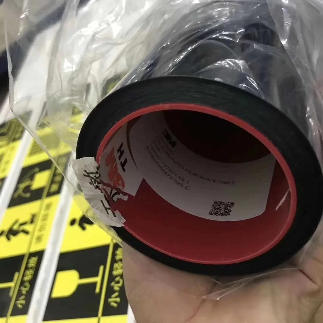 High quality 3M car window tint film popular core black film visible light transmitted 5% 20% 35% 50% automotive tinted film