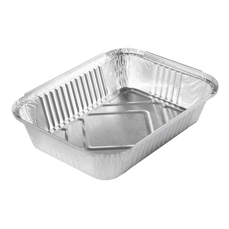 1000 Pcs Aluminium Container Food Tray Supplier with Lid Factory Direct  Takeaway Aluminum Dishes Aluminum Foil Food Lunch Box