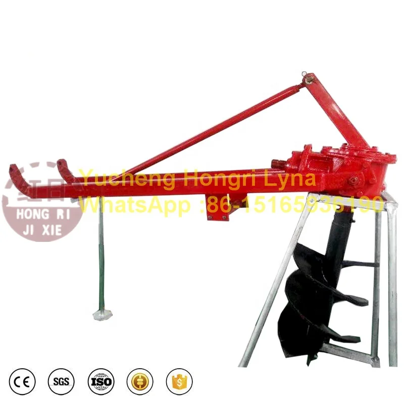 Tractor rear linked 400mm mini post hole digger for sale