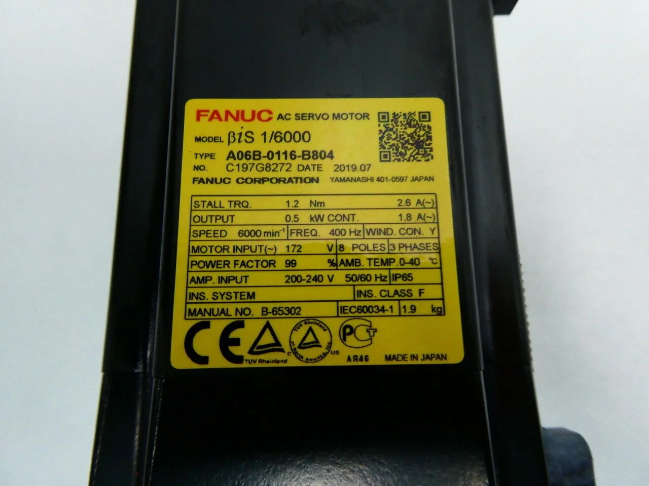 Used 12 Months Warranty  SERVO MOTOR PLC CONTROLLER A06B-0116-B804  A06B0116B804  CNC Control AC  Controller Module Unit