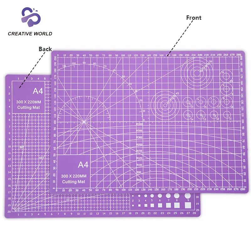 Double Sides Custom logo self-healing Cutting Mat A1 A2 A3 A4 A5