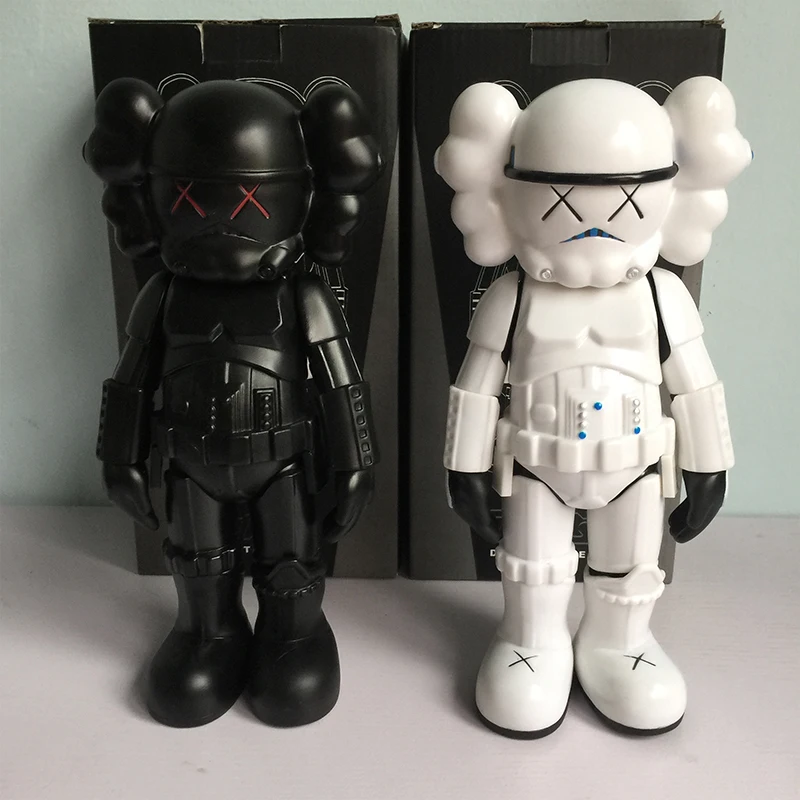 Hot Sale black white Starwar Dolls 25cm Kaw Action Figures Toys PVC Collection Model Gifts