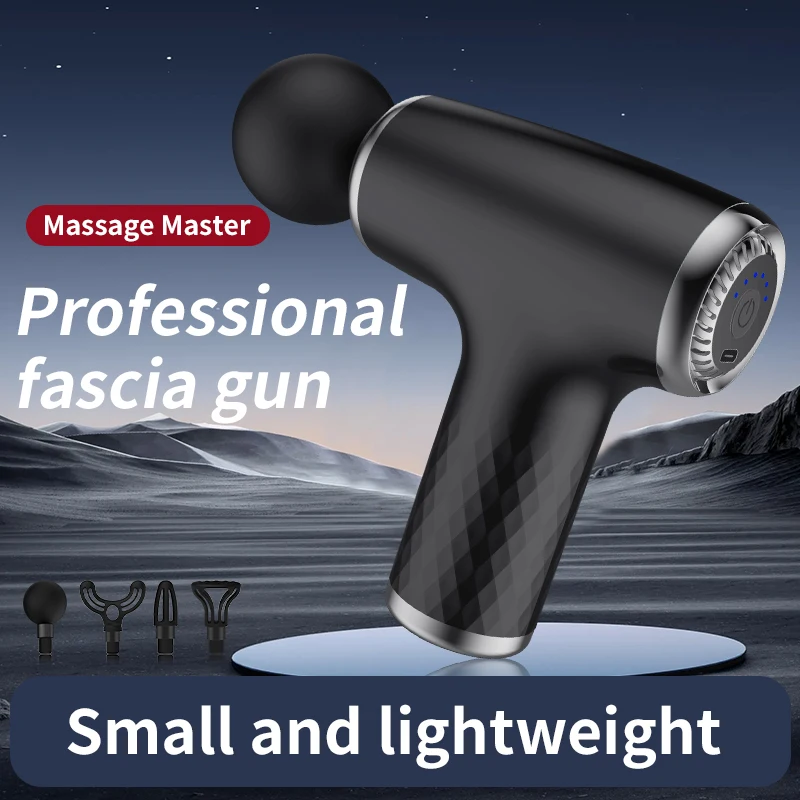 2024 Powerful Hand Held Speed Gun Massager Massagepistol Pistolet Massage Vibration Muscle Massage Gun