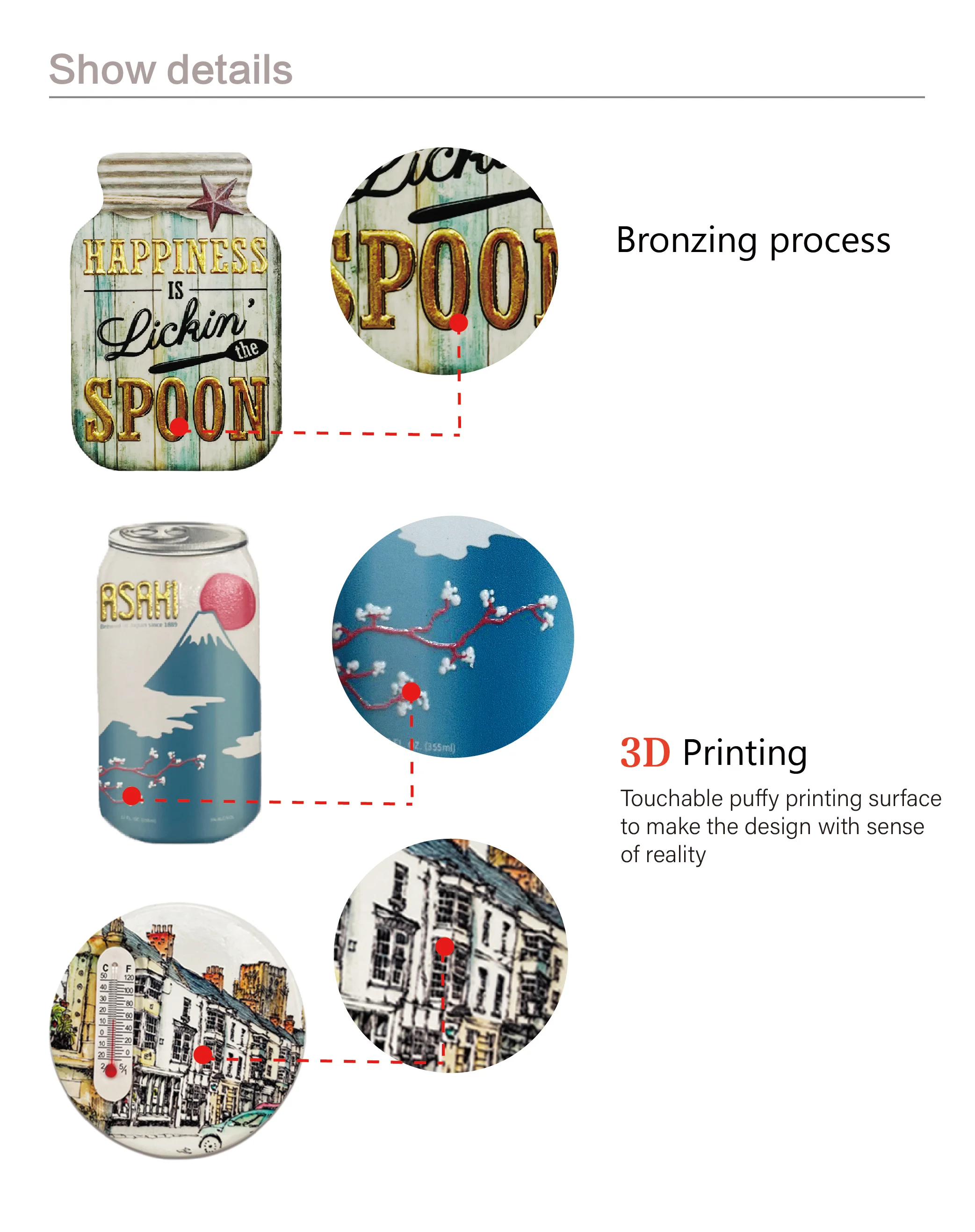 Custom design tile souvenir sublimation blank ceramic plate fridge magnet refrigerator blank  fridge magnets for fridge