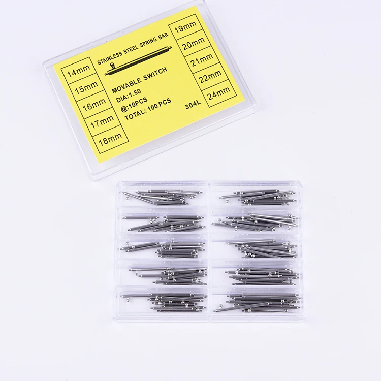 
Watch tool strap link rod stainless steel quick release spring bar 