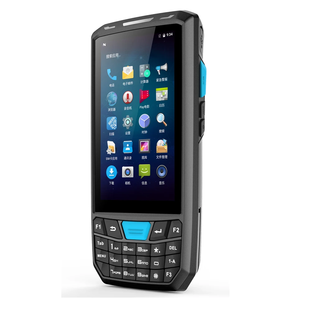 Ручной сканер штрих-кодов PDA Android терминал 1D 2D с 4G wifi BT камерой