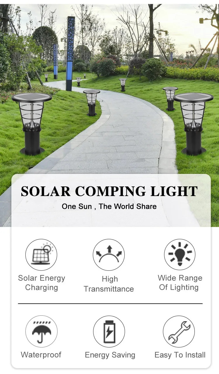 Garden solar decorative LED lighting outdoor  bright solar power patio light