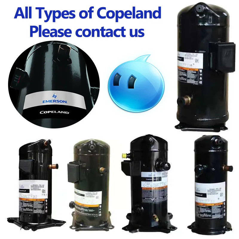 ZF34KQE COPE-LAND refrigerated 10HP low temperature scroll compressor for cold storage