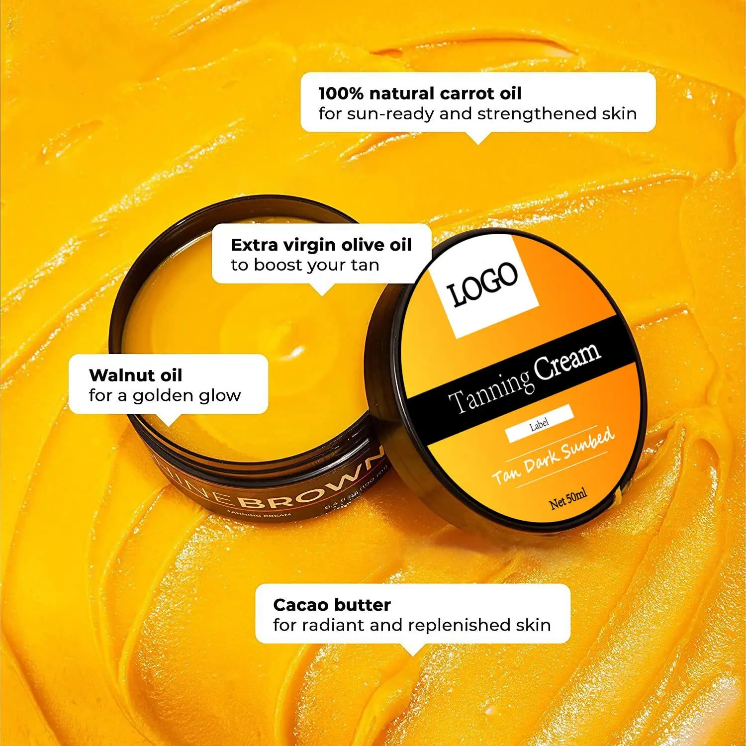 Tanning Cream Aloe Vera Gel Repair Set Outdoor Sun Use Tan Repair Gel Summer Beach Portable Bronzer Tanning Cream For Women