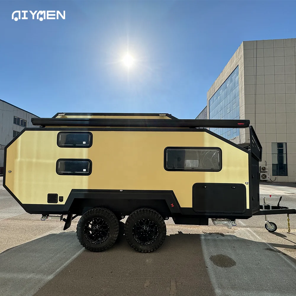Китайский рекреационный Автомобиль RV Campervan туристические прицепы буксируемые кемпинг роскошный фургон из стекловолокна