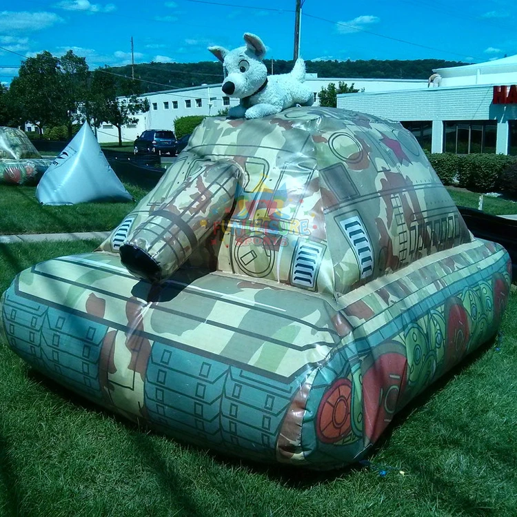 Wholesale commercial grade outdoor events blow up advertising air defense inflatable tank model