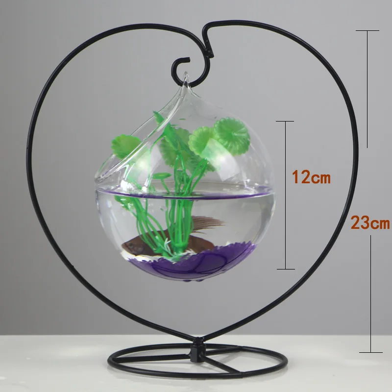 Small Round Acrylic Plastic Fish Tank Aquarium
