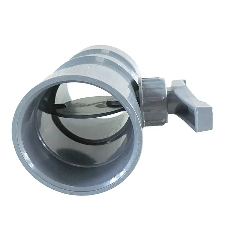  PP Manual Air Check Valve Pneumatic Flow Control regulator Actuated Hand Operated Plastic Duct