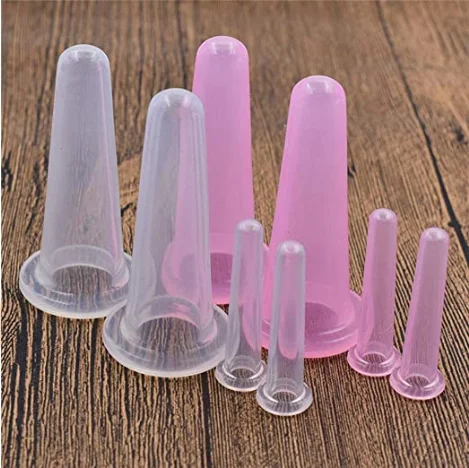 Eco-friendly Medical Device Wet Cuppings Set Therapy Facial Cupping Silicone Cupping Cups Massage