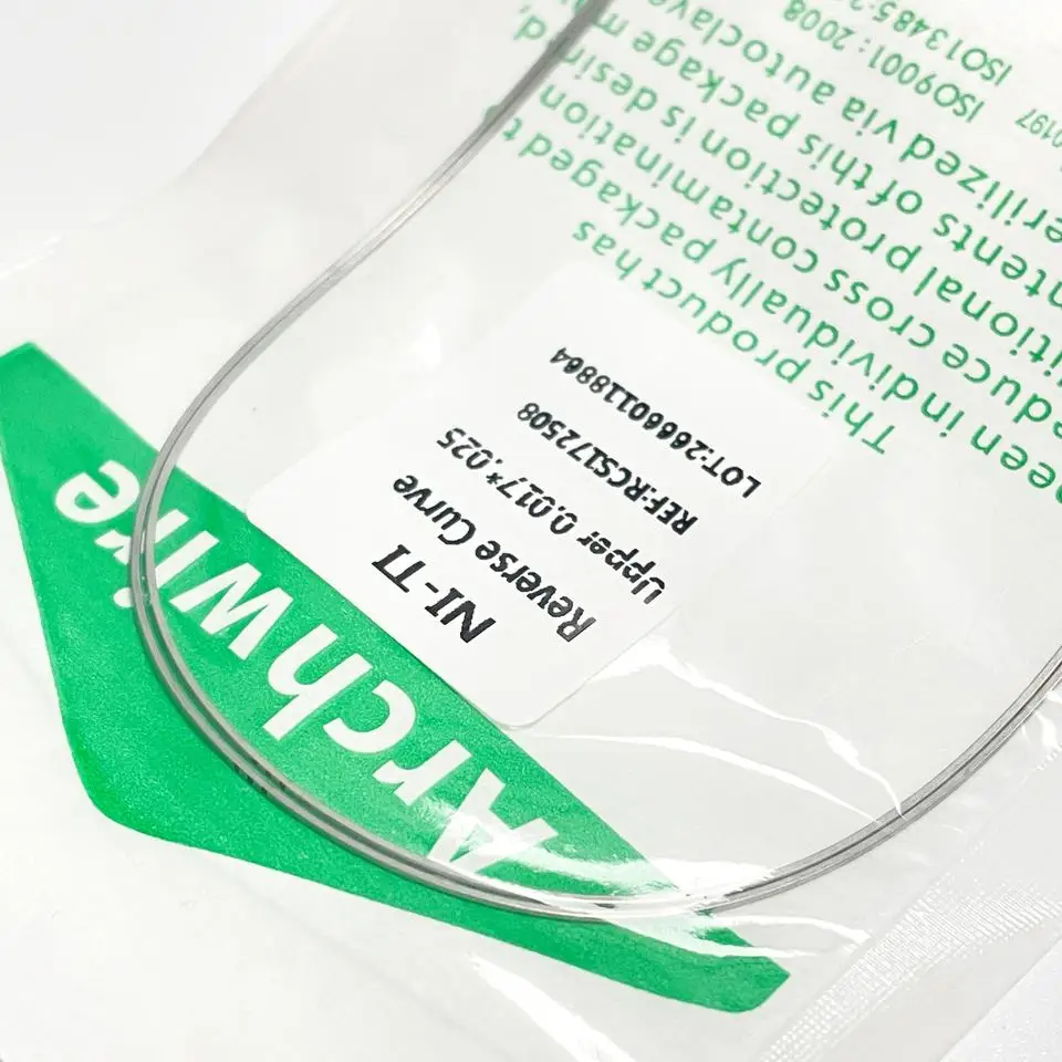 HRRS Orthodontic  Niti Rectangle Reverse Curve Wire for Bracket Upper-Teeth