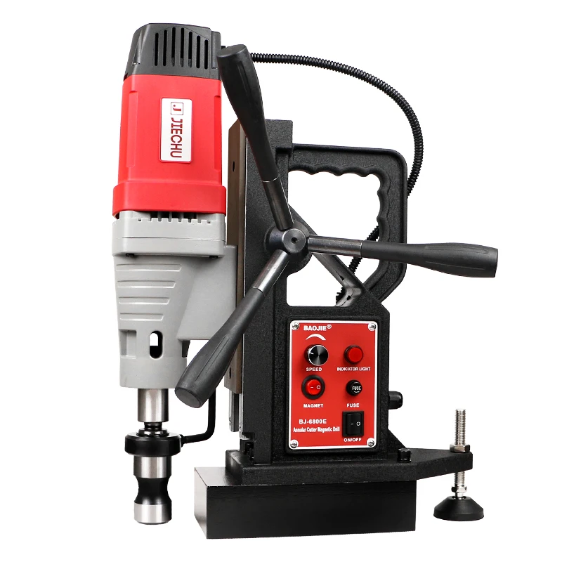 magnetic drill machine BJ-6800E  annular  cutter drill  with drill chunk 3-16mm and arbor