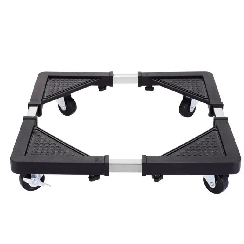 Adjustable Telescopic Household Refrigerator Moving Rack Storage Holders & Movable Bracket Base