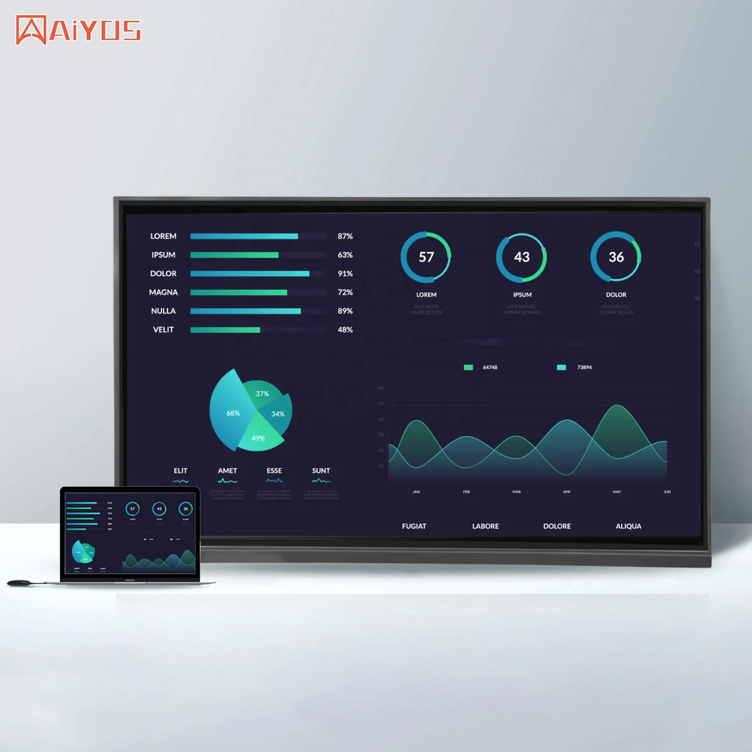 Built in FHD AI Camera Smart Class Interactive Whiteboard Conference LCD Writing Digital Smart Board interactive whiteboard