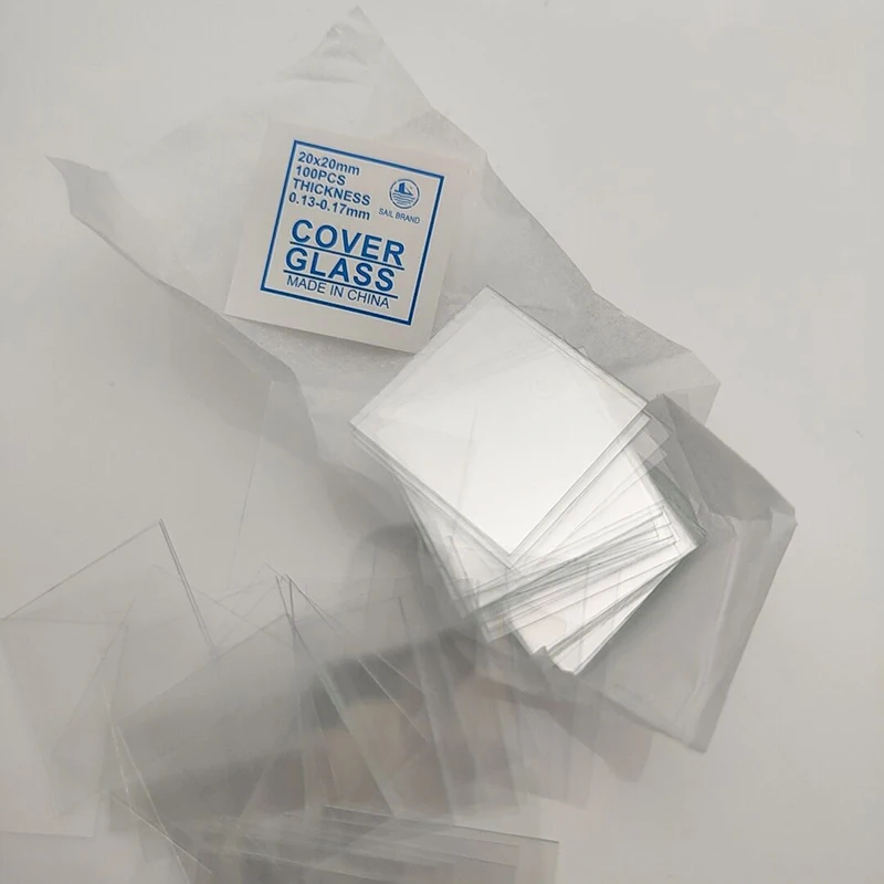 Laboratory glass microscope microscope slide specimens microscope cover slip