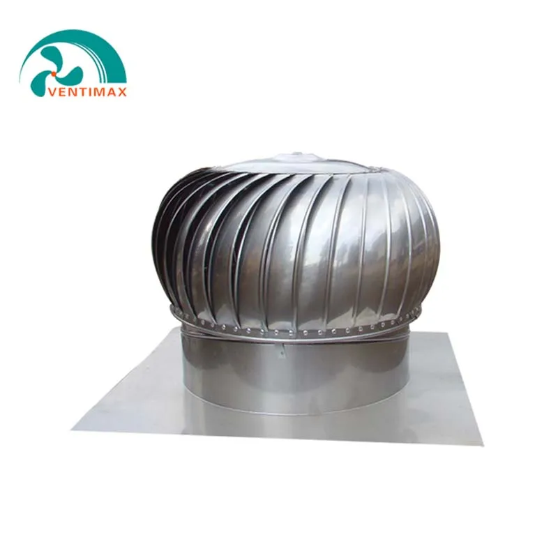Unpowered wind driven roof turbine ventilator fan for hospital Roof fan without Power