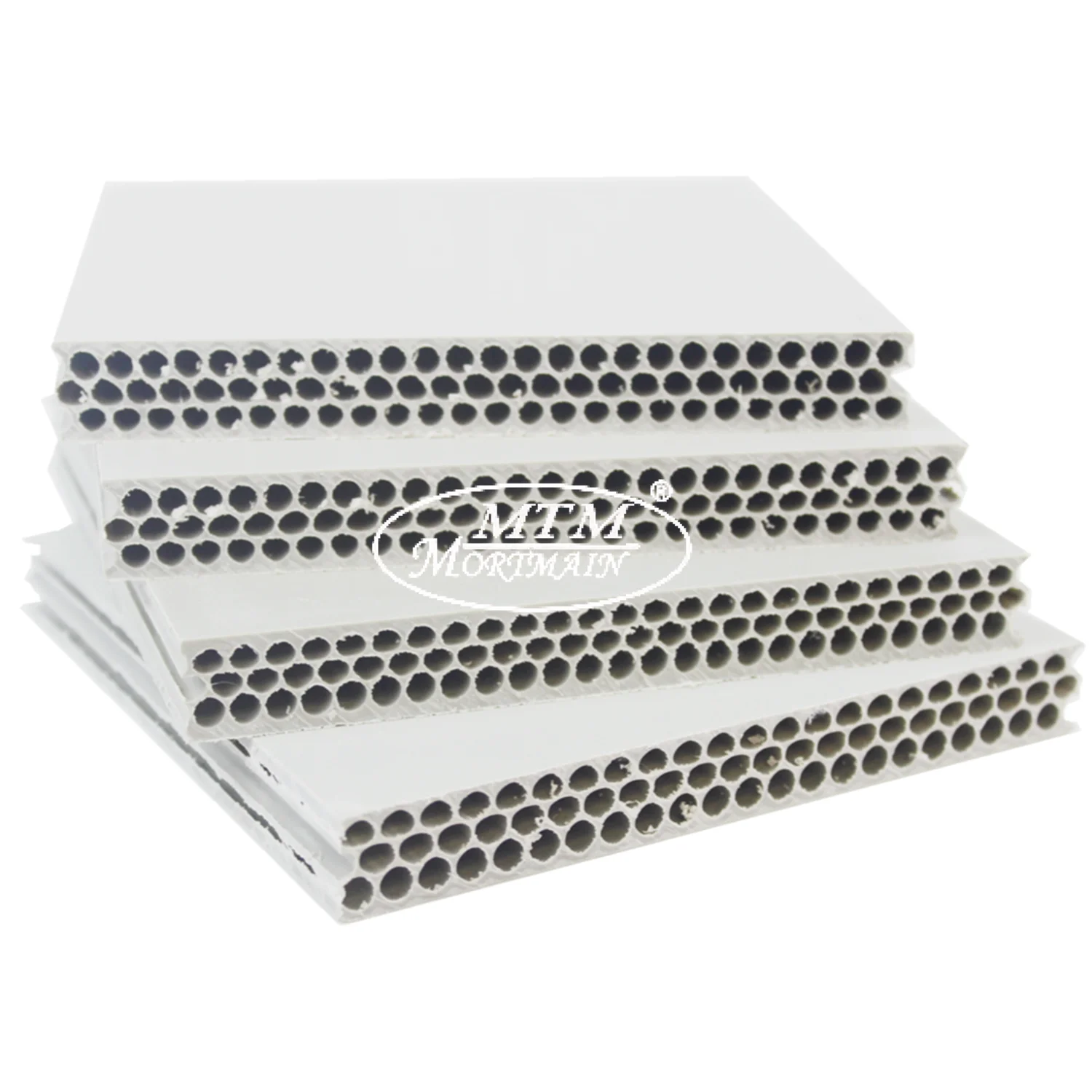 concrete formwork Pure Raw Material Manufacturing Construction Plastic Plywood Board Hollow Building Formwork