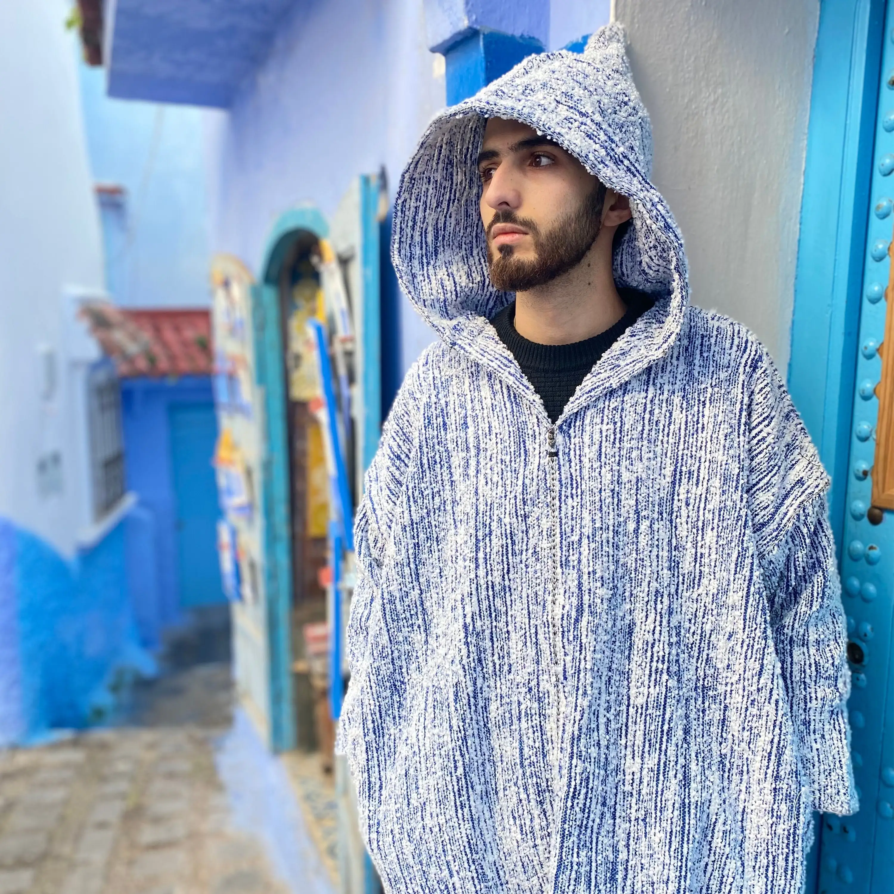 High quality Men Arabic Thobe Each thobe & jubba Thawb for Men Plus size robe Muslim Casual Warm robe Jubba luxurious thobes