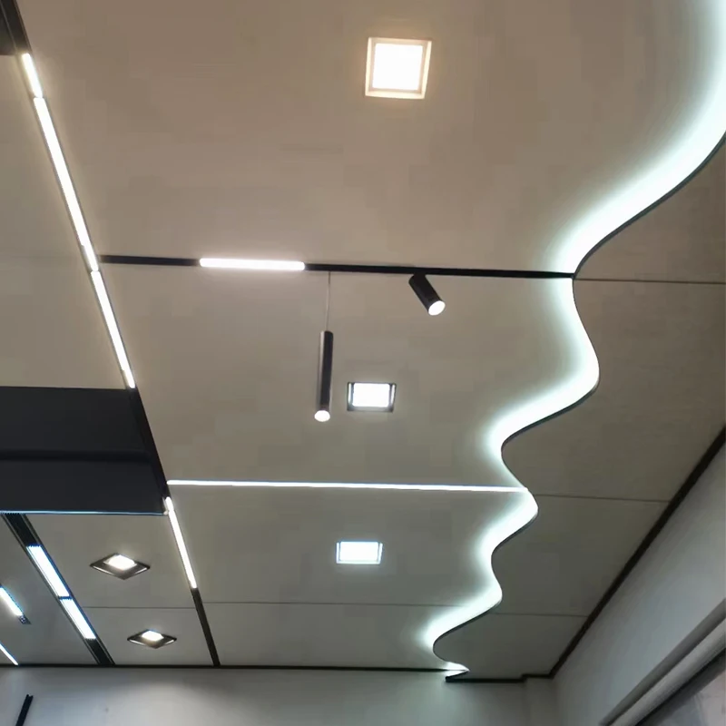 
Aluminum Ceiling New Type Interior Decorative PVC Wall Covering Panels 