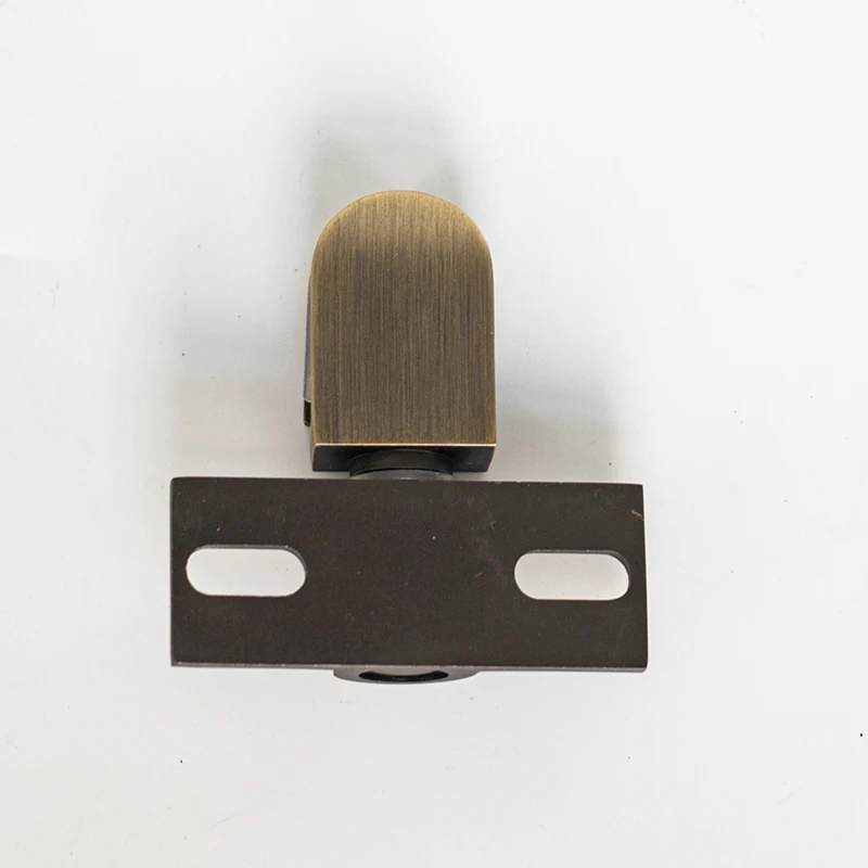 Hydrorelax Zinc alloy Brushed bronze Shower Glass Clamp Straight Corner Clamp Wall to Glass Mount Clamp