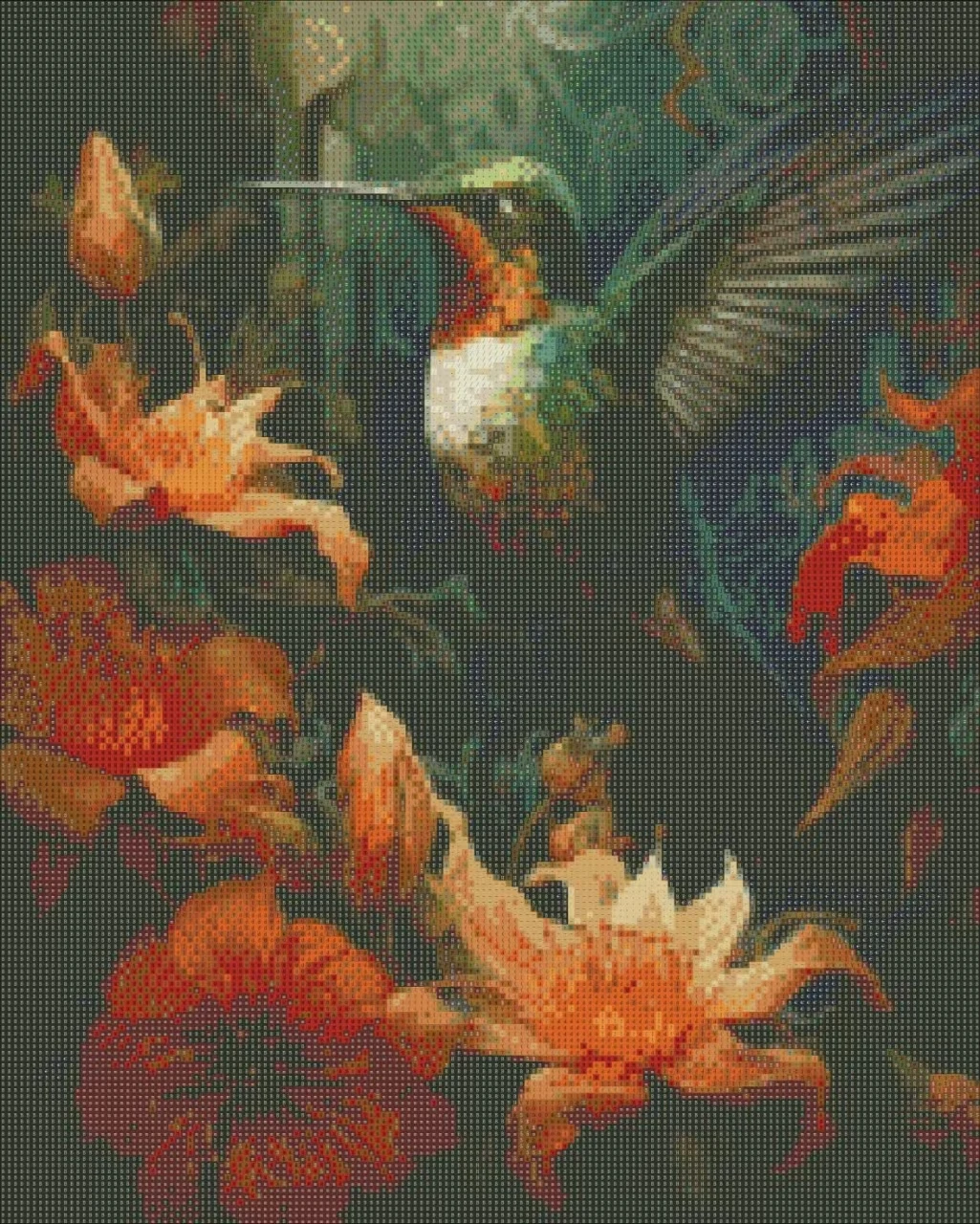 COOLEVE Factory Wholesale 5D DIY Diamond Painting Kit Custom Full Drill Cross Stitch Round Acrylic Art for Home Decor