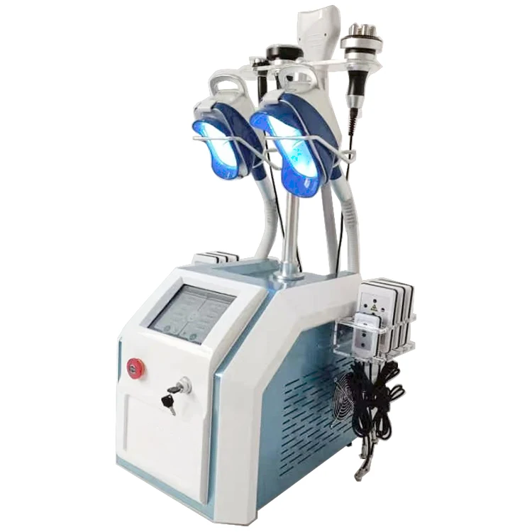 Multifunction Combine Cryolipolysis Cavitation Treatment With 6Polar RF Vacuum Cavitation Therapy Body Slimming Machine
