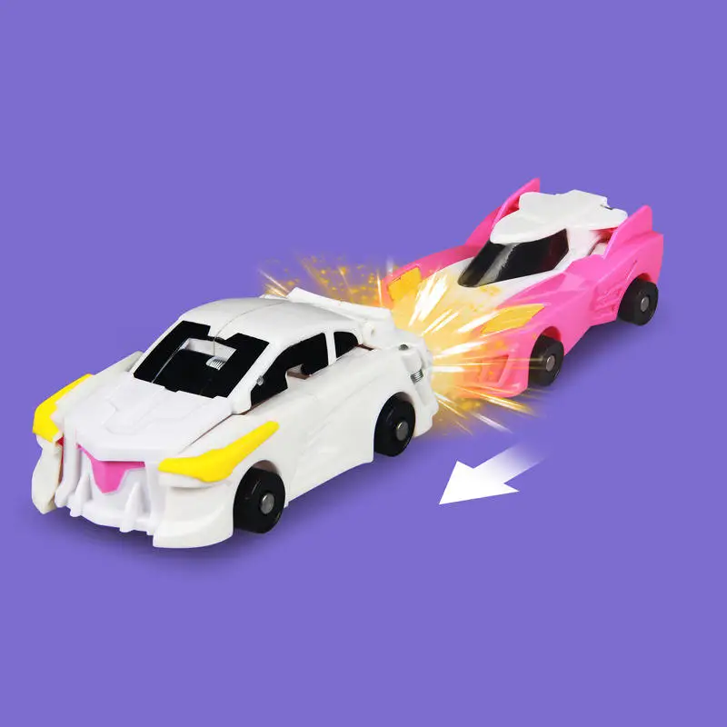 Wholesale 2 in 1 Pegasus Collision Deformation Toy unicorn impact Transforming deformation robot car