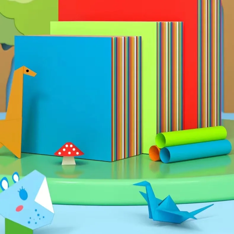 Custom size 80g Color Fancy paper origami DIY paper  For children DIY hand craft