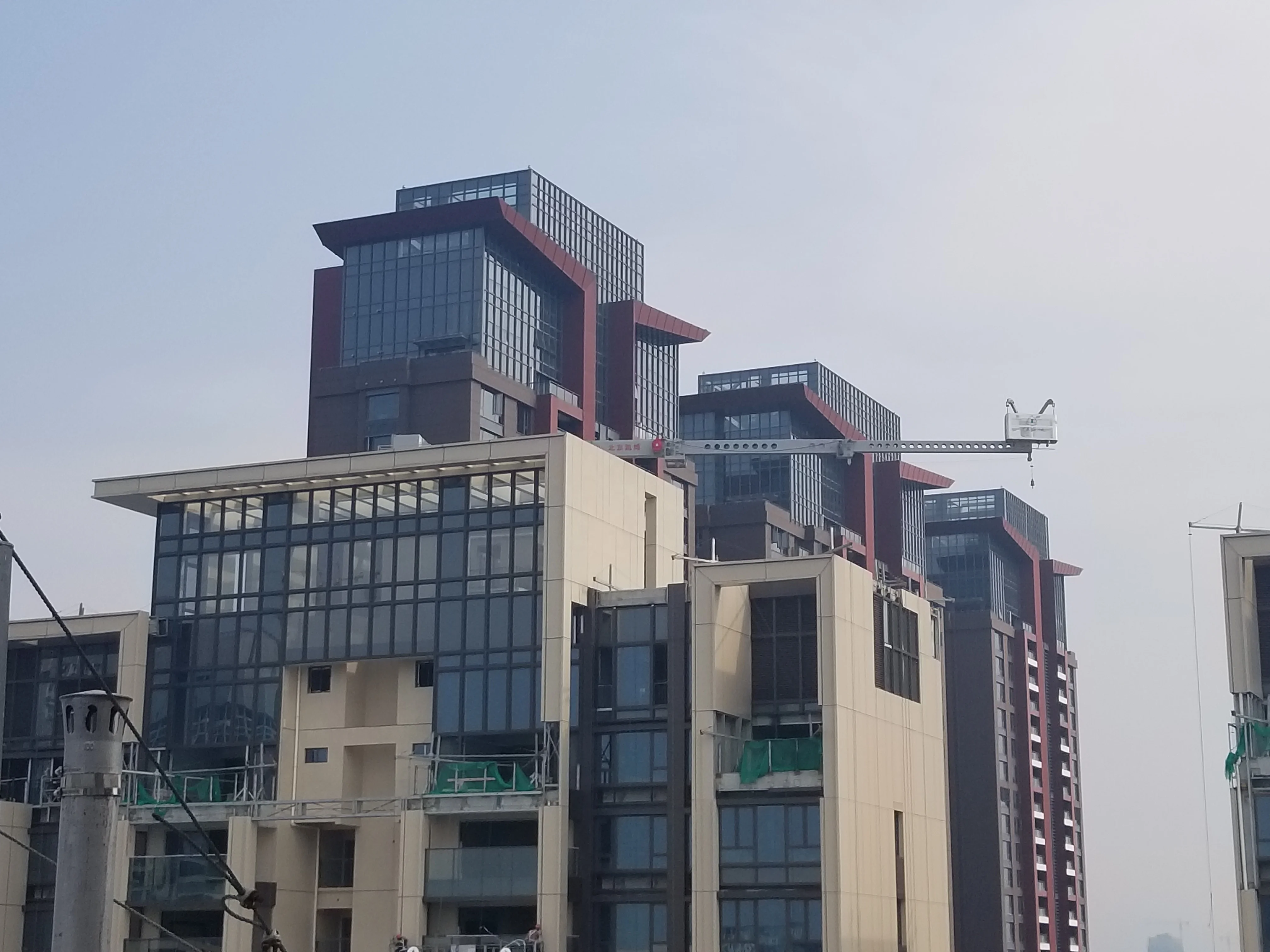 BMU building maintenance unit facade cleaning equipment suspended access equipment with CE and EAC certificate