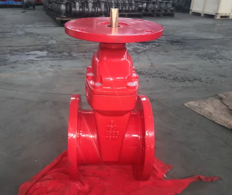 ANSI125/150 Manual Fire Valve with Resilient Seat High Temperature Gate Valve with Non-Rising Stem for Water Application