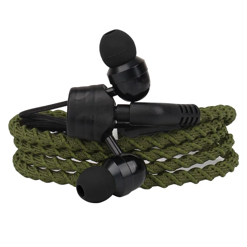 URIZONS Bracelet Earbuds with Mic earbuds for samsung galaxy s4 Wired earphone wholesale
