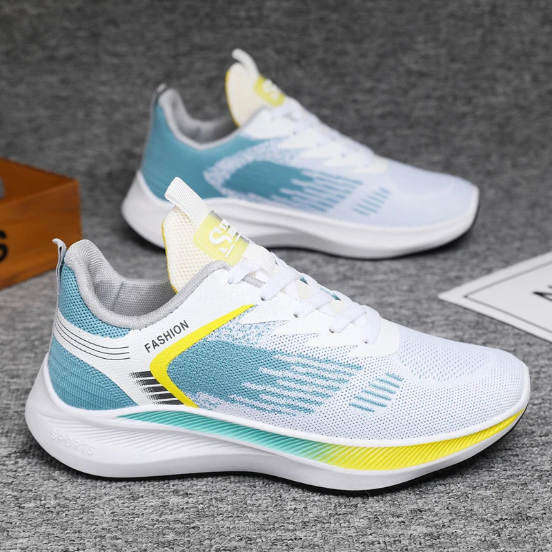 2023 comfort men sneakers breathable mesh sport shoes for male